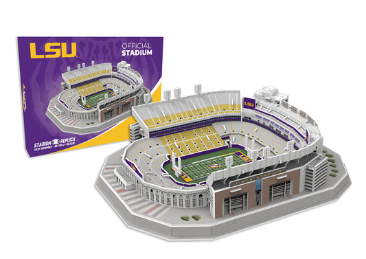 Pro-Lion Tiger Stadium 3D puzzle ready for display and collection