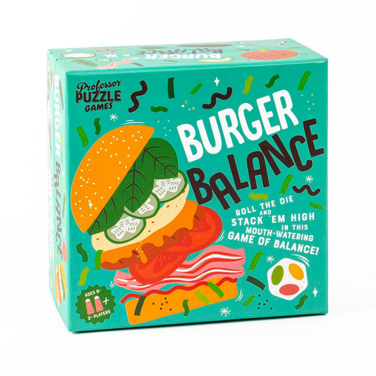 Professor PUZZLE Burger Balance bottle for stacking challenges