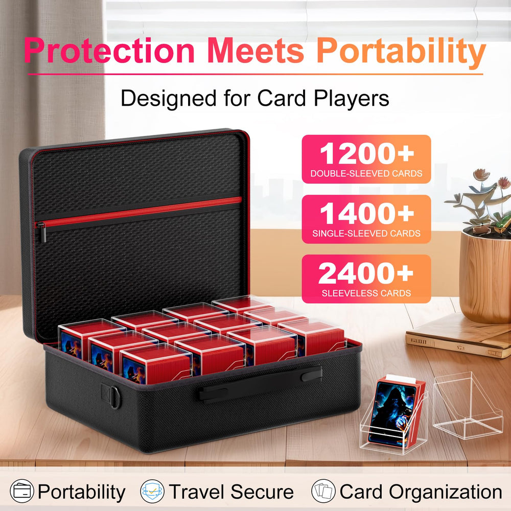 Proijeut acrylic deck box dividers help you categorize cards efficiently.