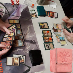 Promaxibinder deck box holds 100 sleeved or 200 unsleeved cards