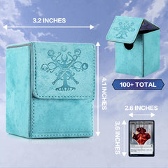 PROMAXIBINDER deck box PU leather texture emphasizes scratch resistance and premium feel.