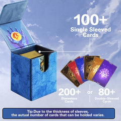 PROMAXIBINDER MTG Commander Deck Box interior microfiber protects sleeves and reduces wear during travel.