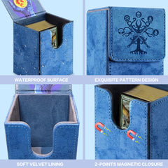 PROMAXIBINDER MTG Commander Deck Box size 3.1 by 3.2 by 4.1 inches for compact storage.