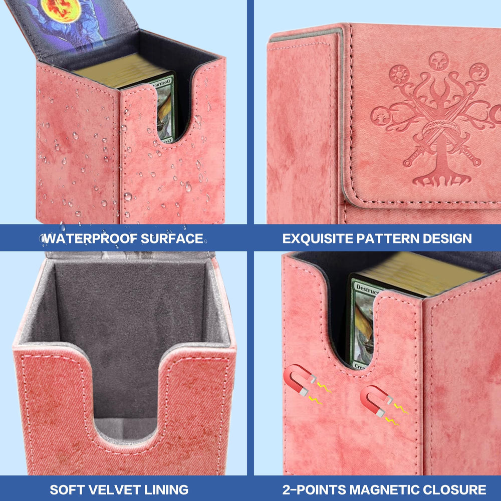 Promaxibinder MTG deck box black lotus design adds collectible appeal