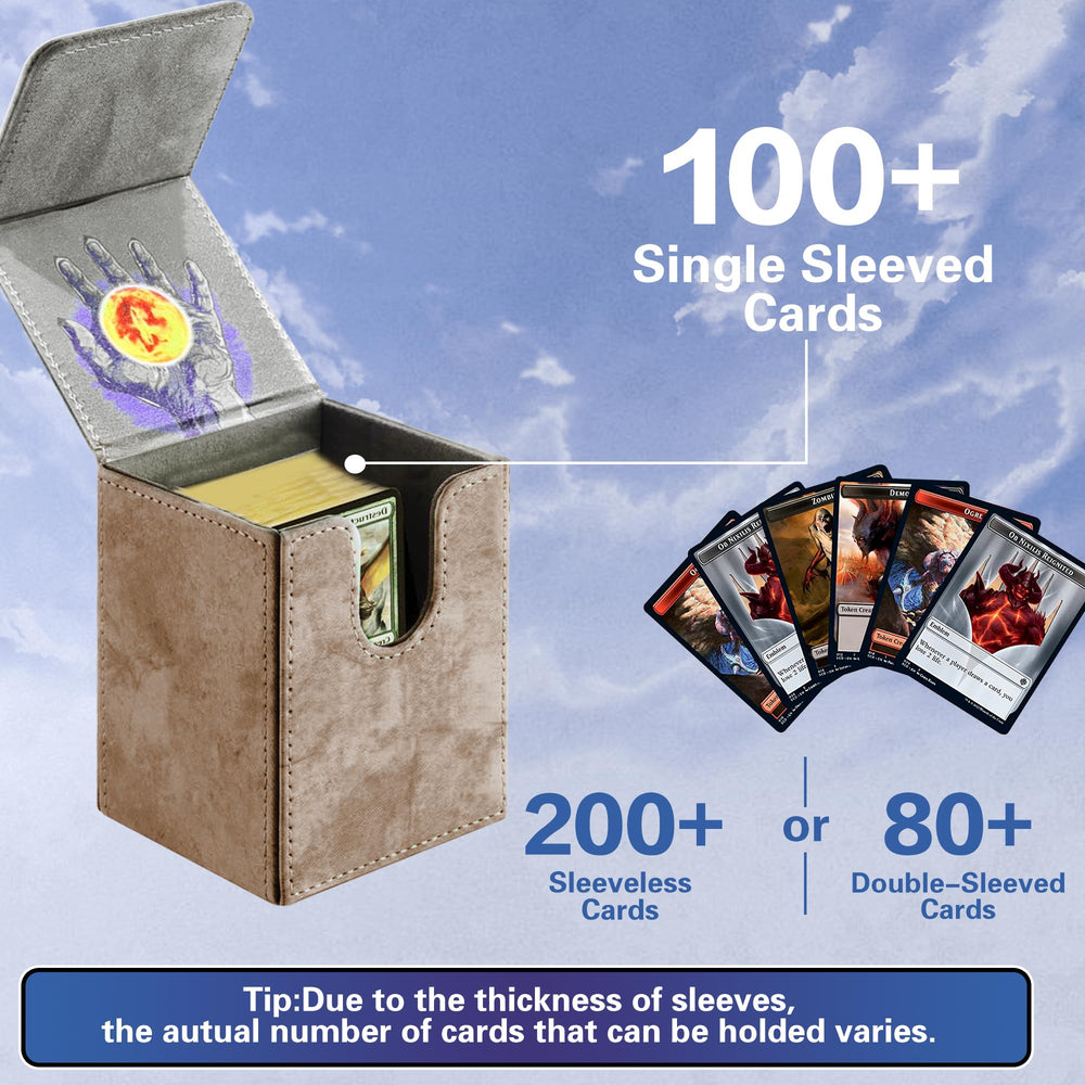 PROMAXIBINDER MTG deck box magnetic lid for quick access and secure closure