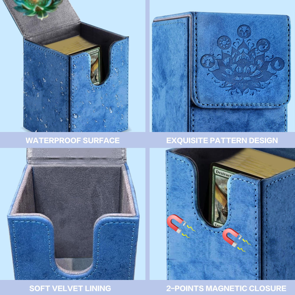 PROMAXIBINDER MTG deck box microfiber interior cushions cards securely.