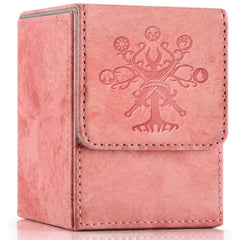 Promaxibinder MTG deck box pink tree exterior showcases premium PU leather protection