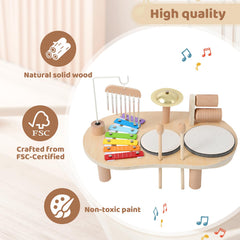 Promise Babe wind chime for toddlers, encouraging listening skills and rhythm awareness.