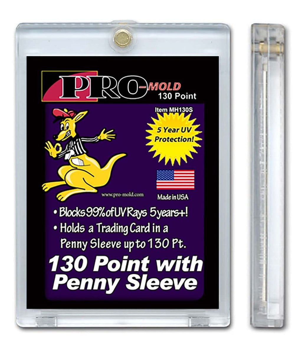 Promold Box 18-130pt magnetic card holder close-up with secure enclosure