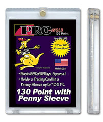 Promold Box 18-130pt magnetic card holder close-up with secure enclosure