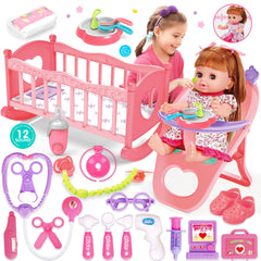 PROOU baby doll set viewed in full for imaginative care play