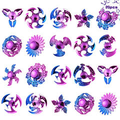 PROUNDLION 20-pack fidget spinners in varied styles for sharing at school or home