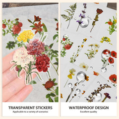PRSTINCOL Gift idea flower stickers—great for crafters.
