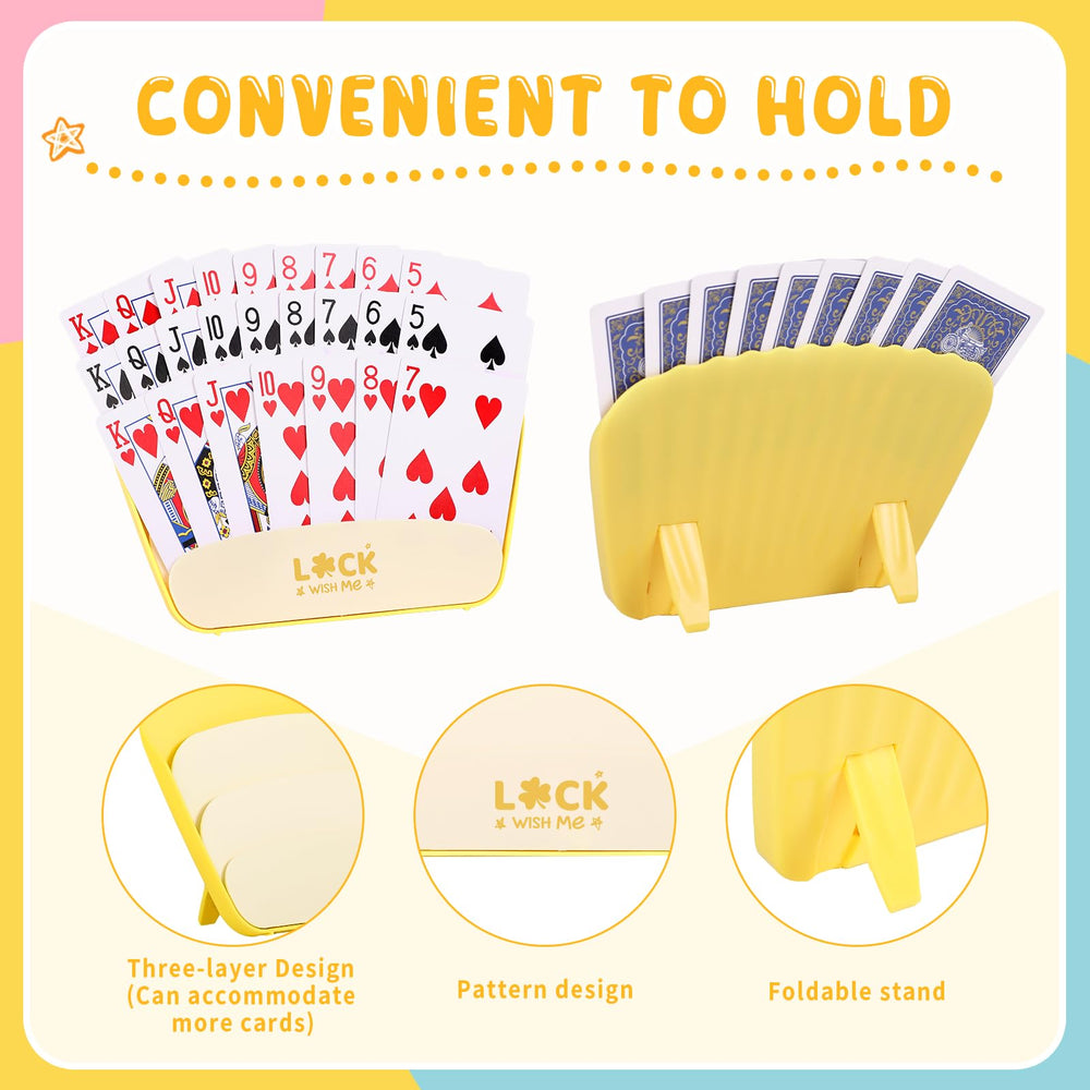 Prudiut card-holder-lucky-clover-design adds a playful, luck-inspired touch.