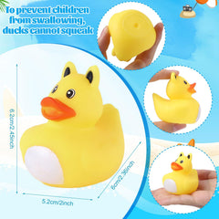 Prudiut varied color ducks bath toys spark joyful bath time sessions.