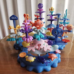 PSDVAYI ocean sea animals miniatures for pretend play