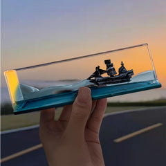 PTAEXCEL fluid drift model decoration highlighting nautical realism