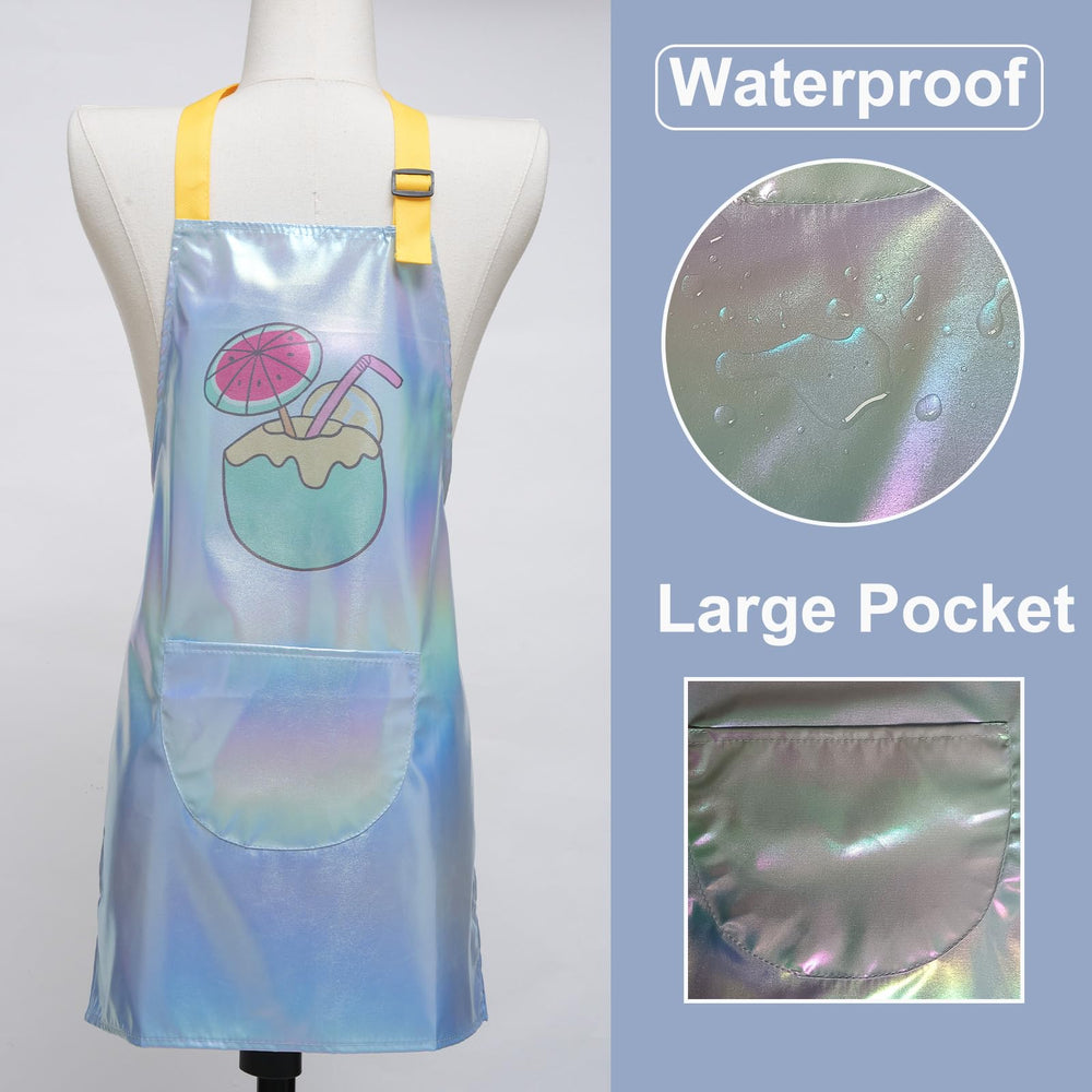 PUBMIND Kids Apron deep pocket for tools, markers, and treasures.
