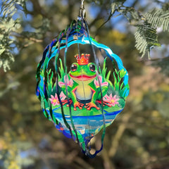 PUCPAM Frog Wind Spinner with stainless steel construction for weather resistance