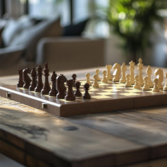 Puecrof checkers tiles included for quick setup