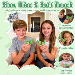 Puffwize Axolotl squishy toy textured-skin emphasizes comfortable, long-lasting squeezes.