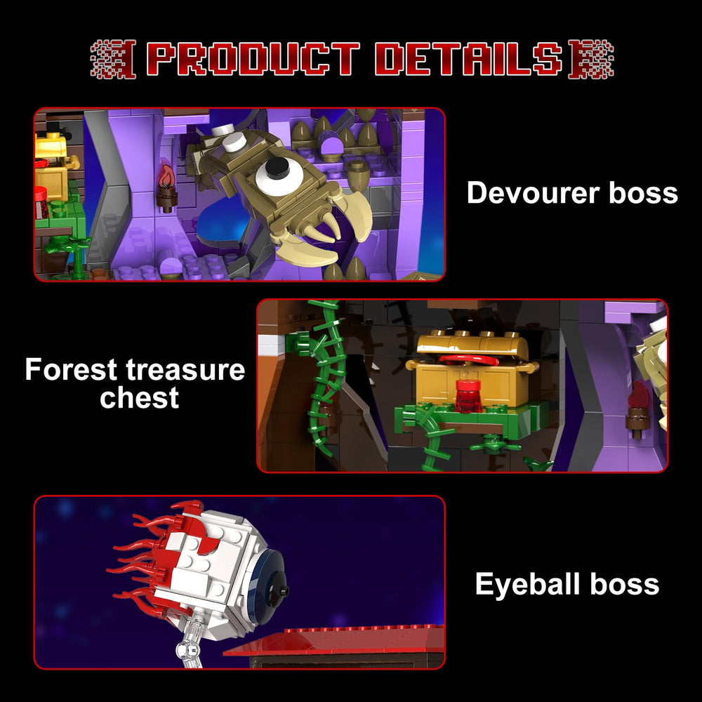 PUIOSYMG Sandbox Adventure treasure chest opens to reveal mini props.