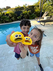 Close-up of Puking Ball’s non-toxic materials for safe play.