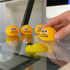 Puking Ball in use during study breaks for calm focus.