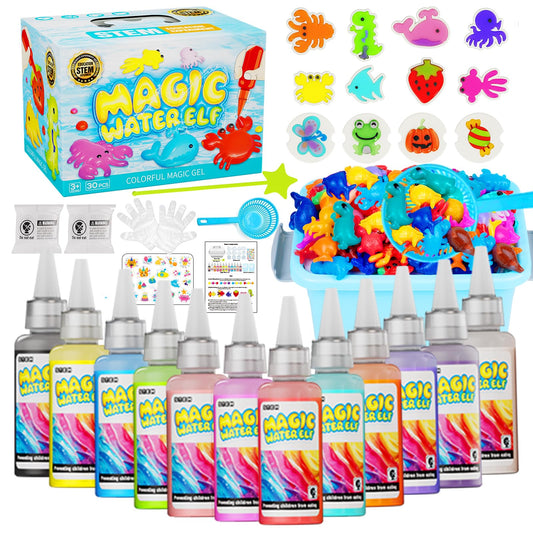 Packaging for PULASIDO Magic Water Elf Kit invites screen-free, creative play.