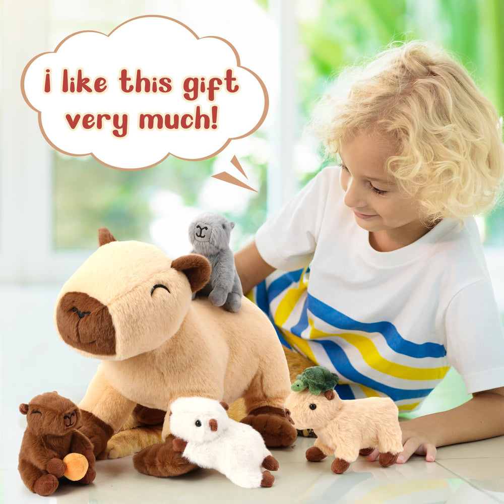 PullCrease capybara playroom decor adds joyful ambiance and imagination