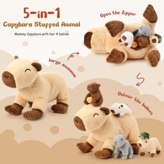 PullCrease capybara soft plush fabric closeup, cozy hug-friendly material