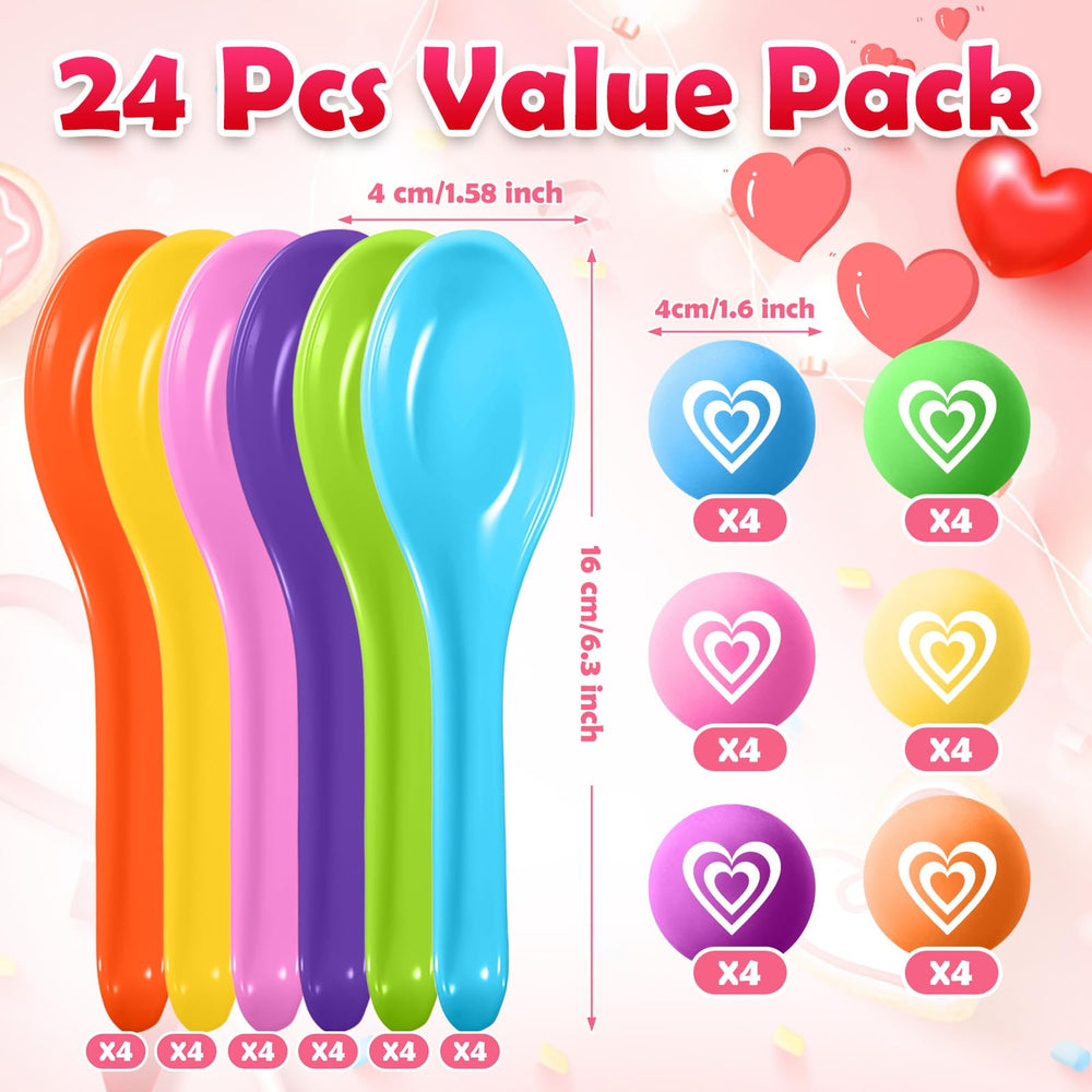 PullCrease heart-balls-colored add colorful flair for celebrations.