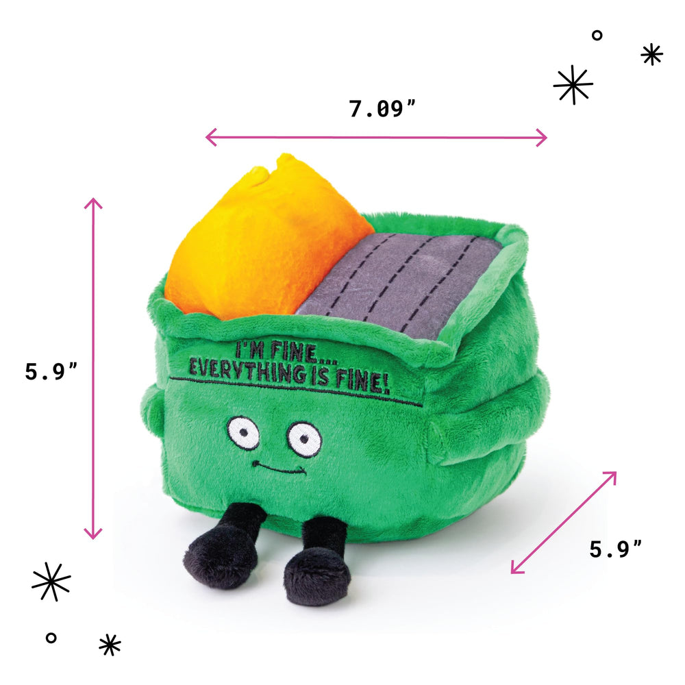 Punchkins 9-inch weighted-base plush stays upright on shelves and desks.