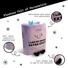 Punchkins Book Plushie in a hug pose provides soft comfort.
