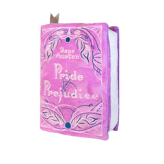 Punchkins Pride and Prejudice plush with embroidery details for elegant literary decor.
