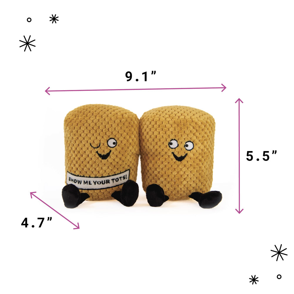 Punchkins Tater Tot Plushie gift-ready packaging enhances gifting.