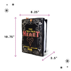 Punchkins Tell-Tale Heart weighted base provides sturdy balance on desk or shelf