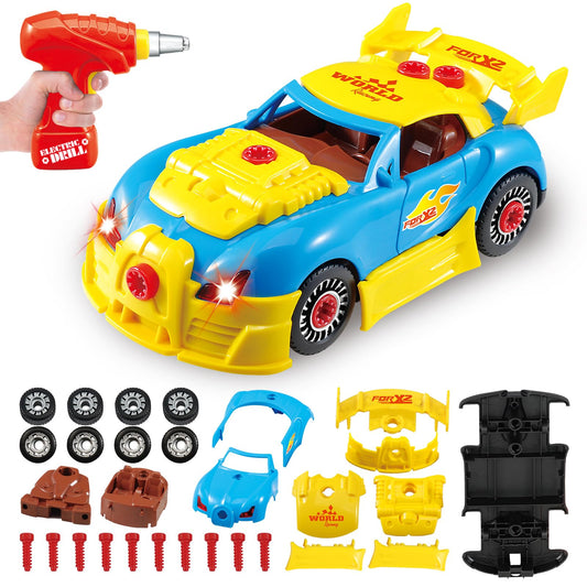 Pup Go car body take-apart kit for creative play and building confidence.
