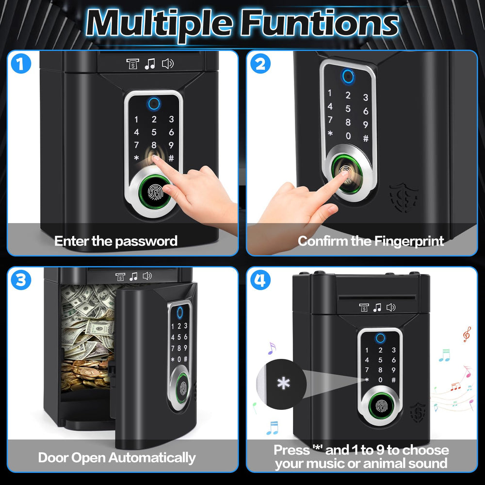 Pupidiu coin compartment highlights large capacity for coins and notes.