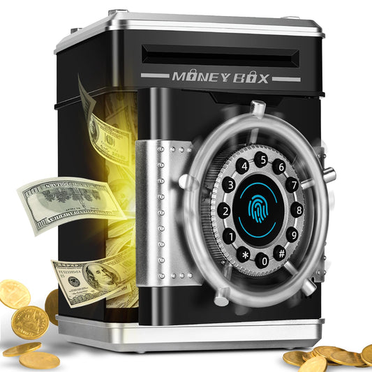 Pupidiu piggy bank with rotating wheel for kids, inviting saving.
