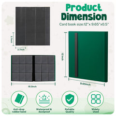 PUPTILY 20-page, 9-pocket sheets provide easy viewing and protection.