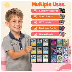 PUPTILY Card Binder durable polypropylene construction.
