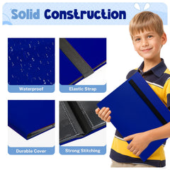 PUPTILY cobalt binder offers crystal-clear pockets compatible with MTG, Yu-Gi-Oh, baseball cards.