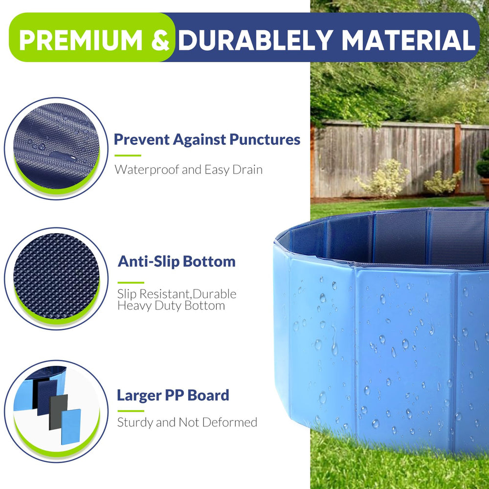 PUPTILY drain valve enables fast water removal after use.