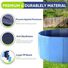 PUPTILY drain valve enables fast water removal after use.