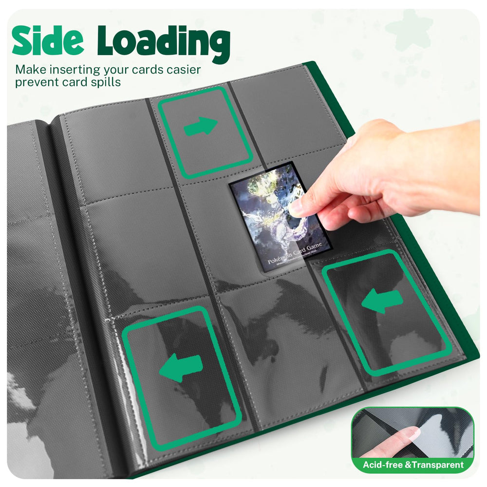 PUPTILY green binder presents a stylish gift for card fans.