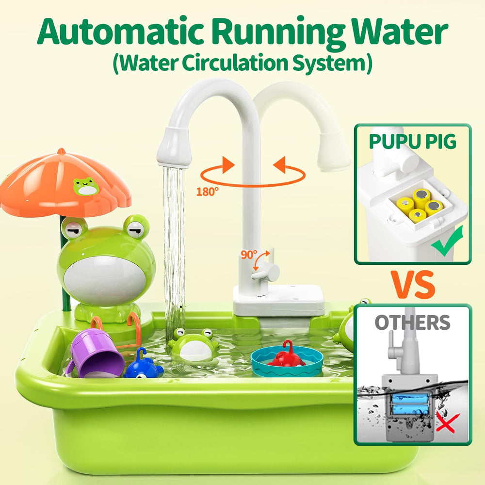 Pupu Pig floating pool toys add aquatic fun during bath or pool time.
