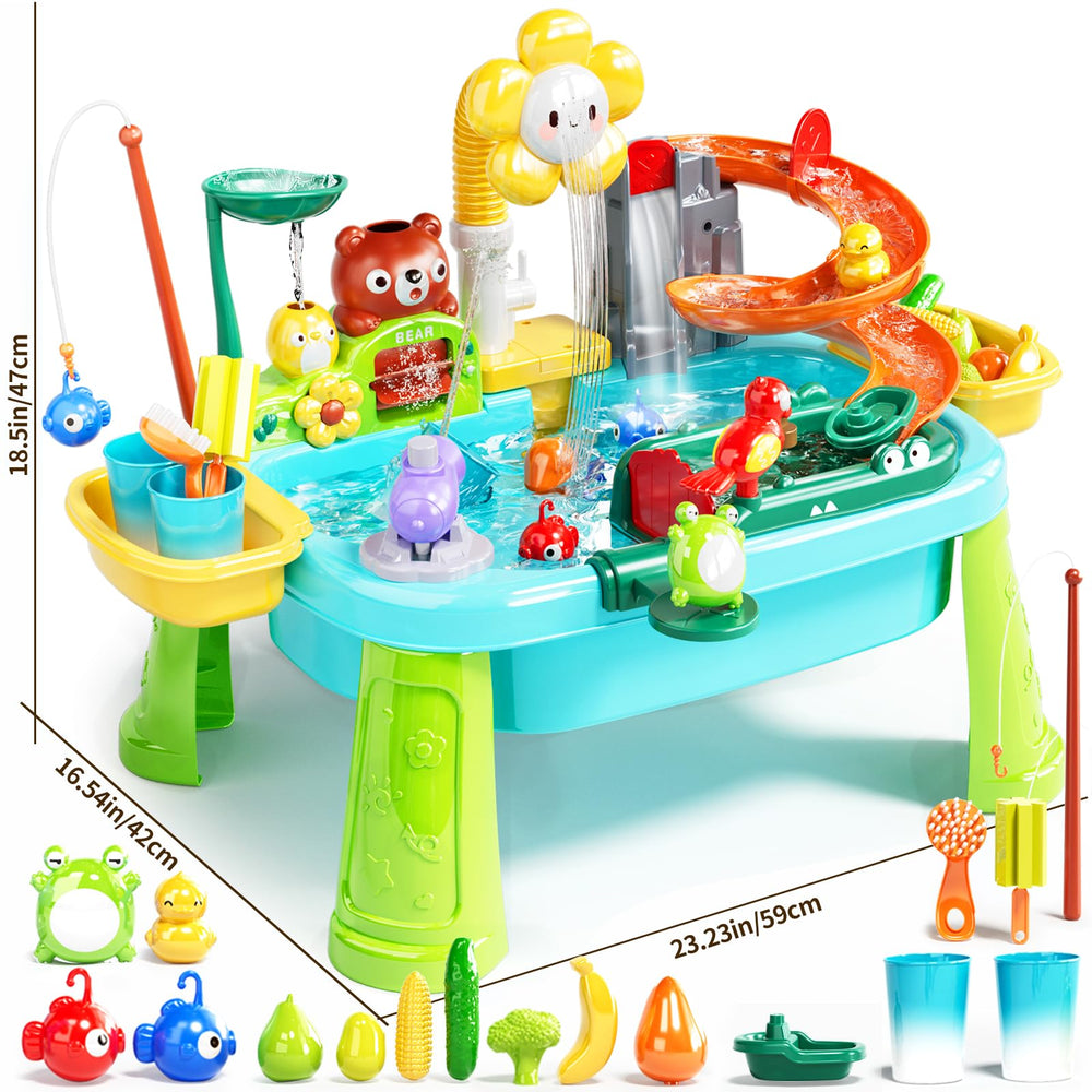 Pupu Pig spacious sink holds ample water for shared play
