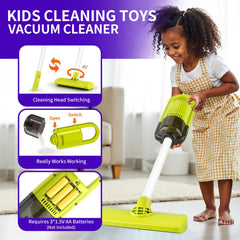 Pupu Pig broom and dustpan set for coordinated clean-up time