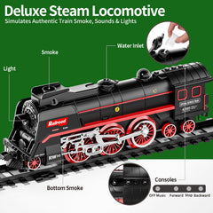 Pupu Pig train set with five carriages for extended storytelling journeys